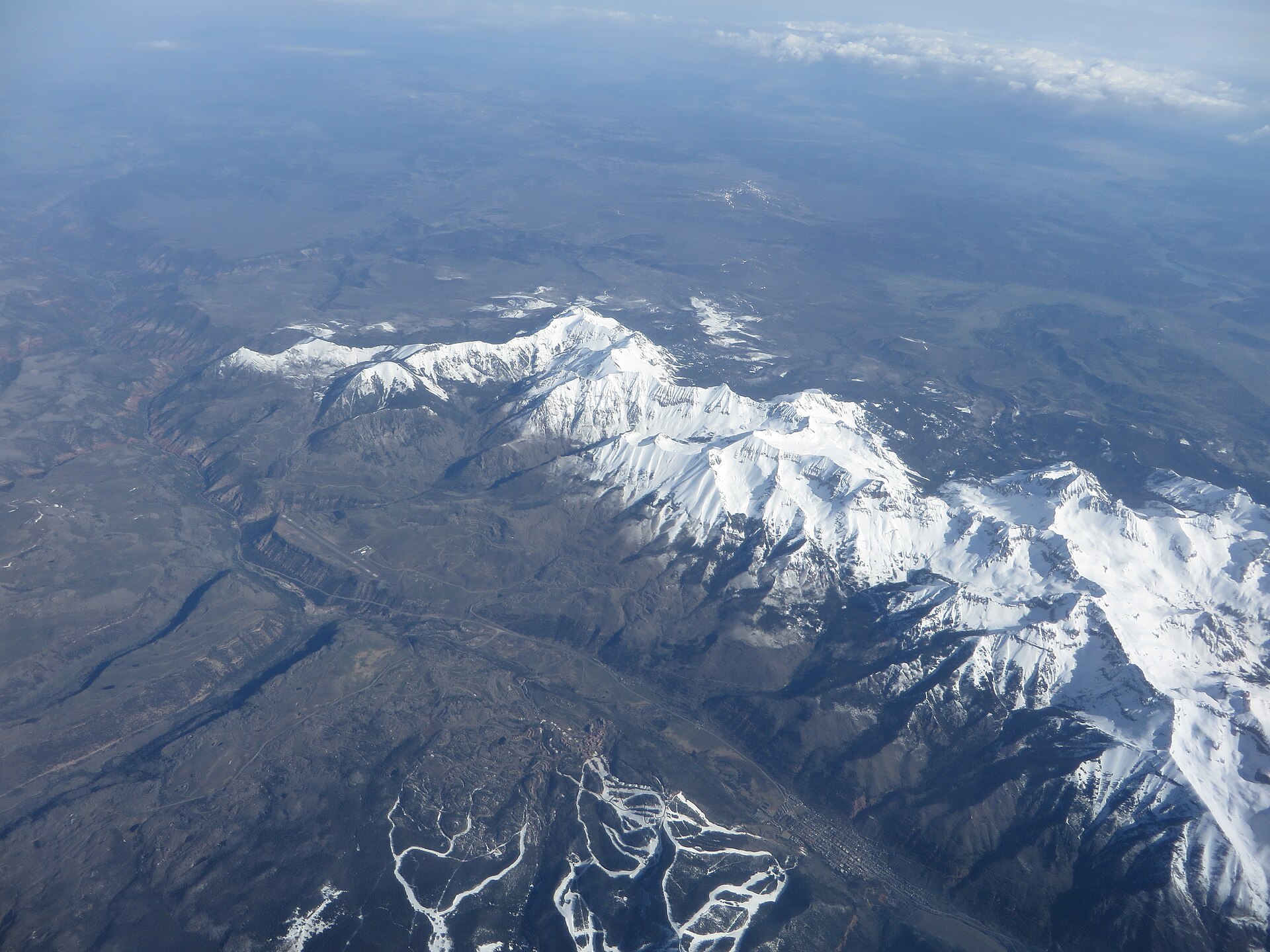 San Juan mountains north of Telluride